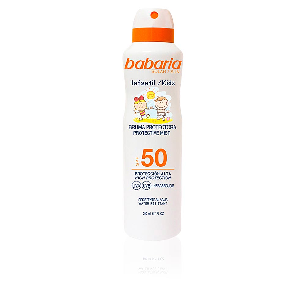 Babaria Solar Infantil Spf50 Bruma Protectora Spray 200 Ml