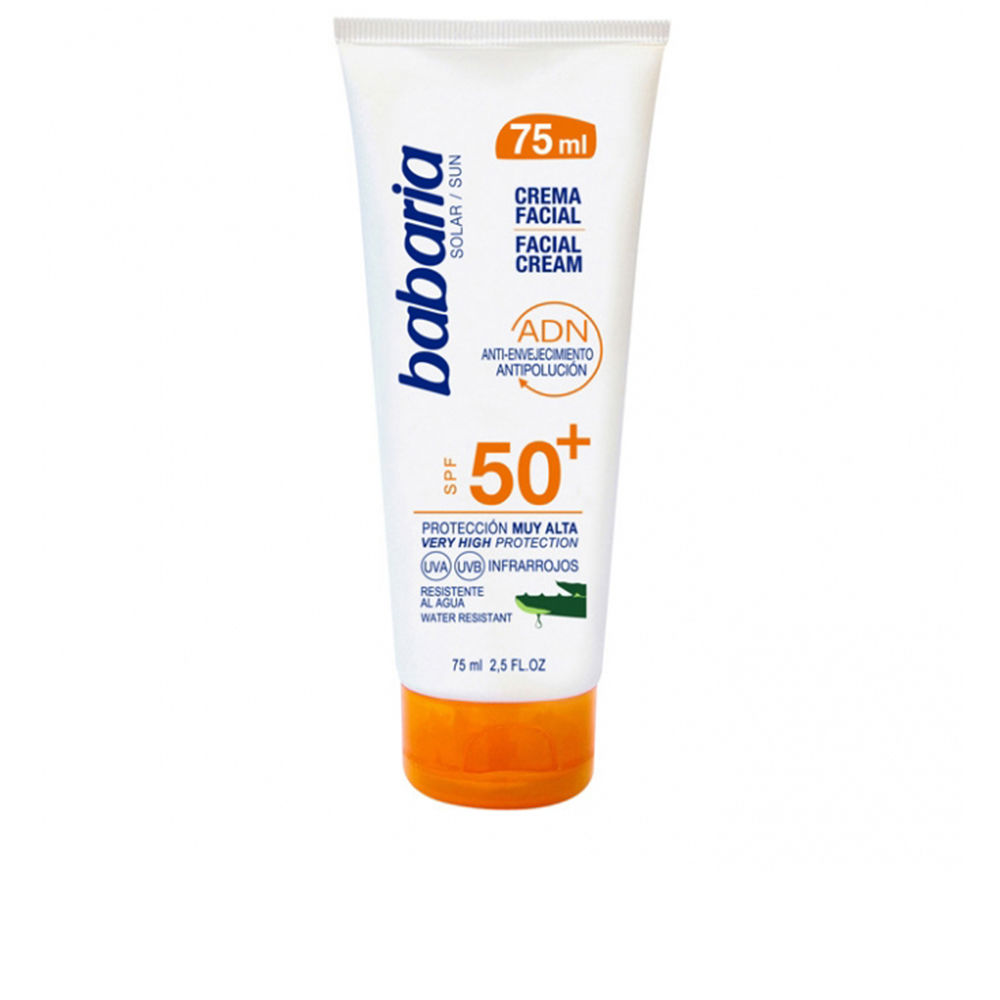 Babaria Solar Adn Aloe Vera Facial Sun Cream Spf50+ 75 Ml