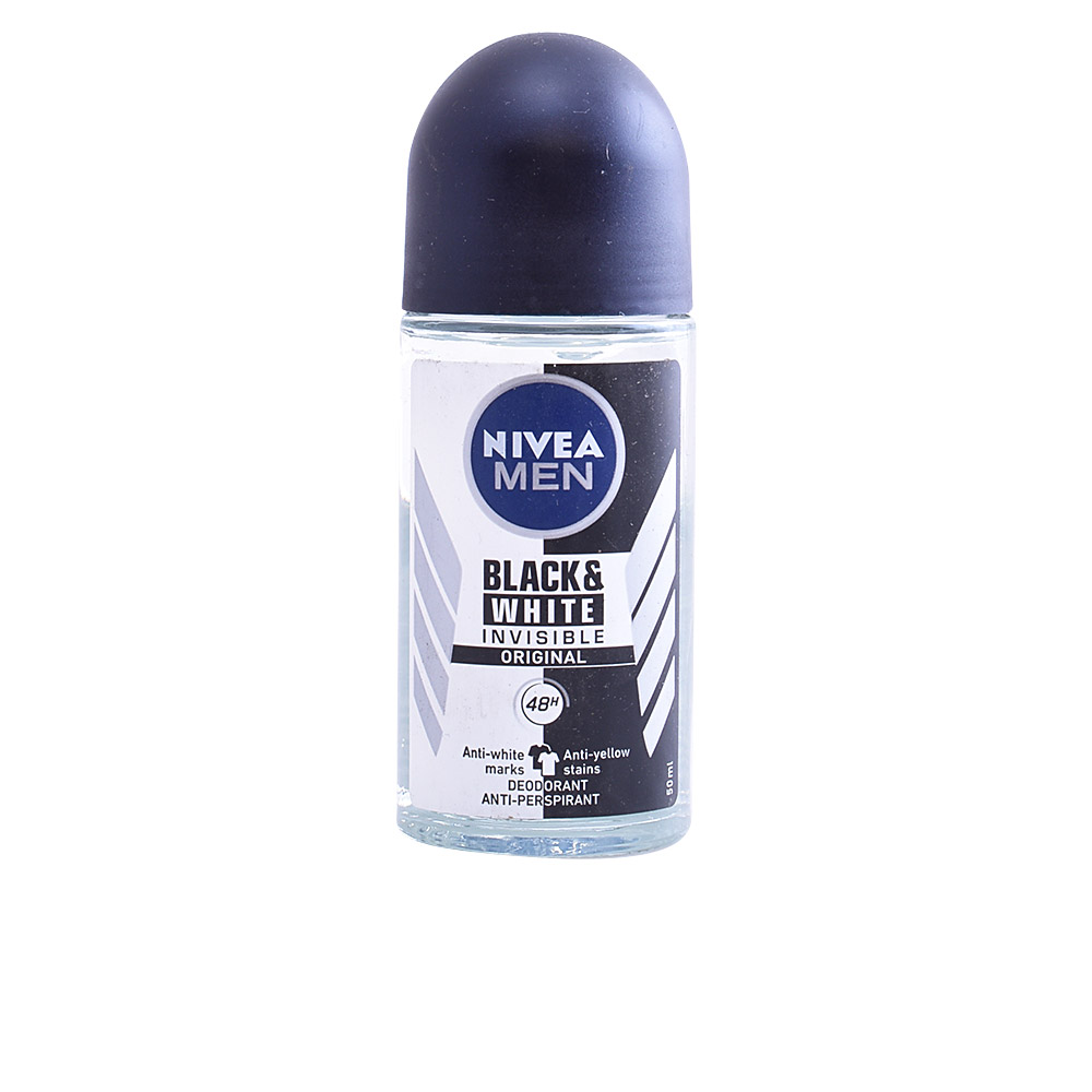 Nivea Men Black & White Invisible Deodorant Roll-On 50 Ml