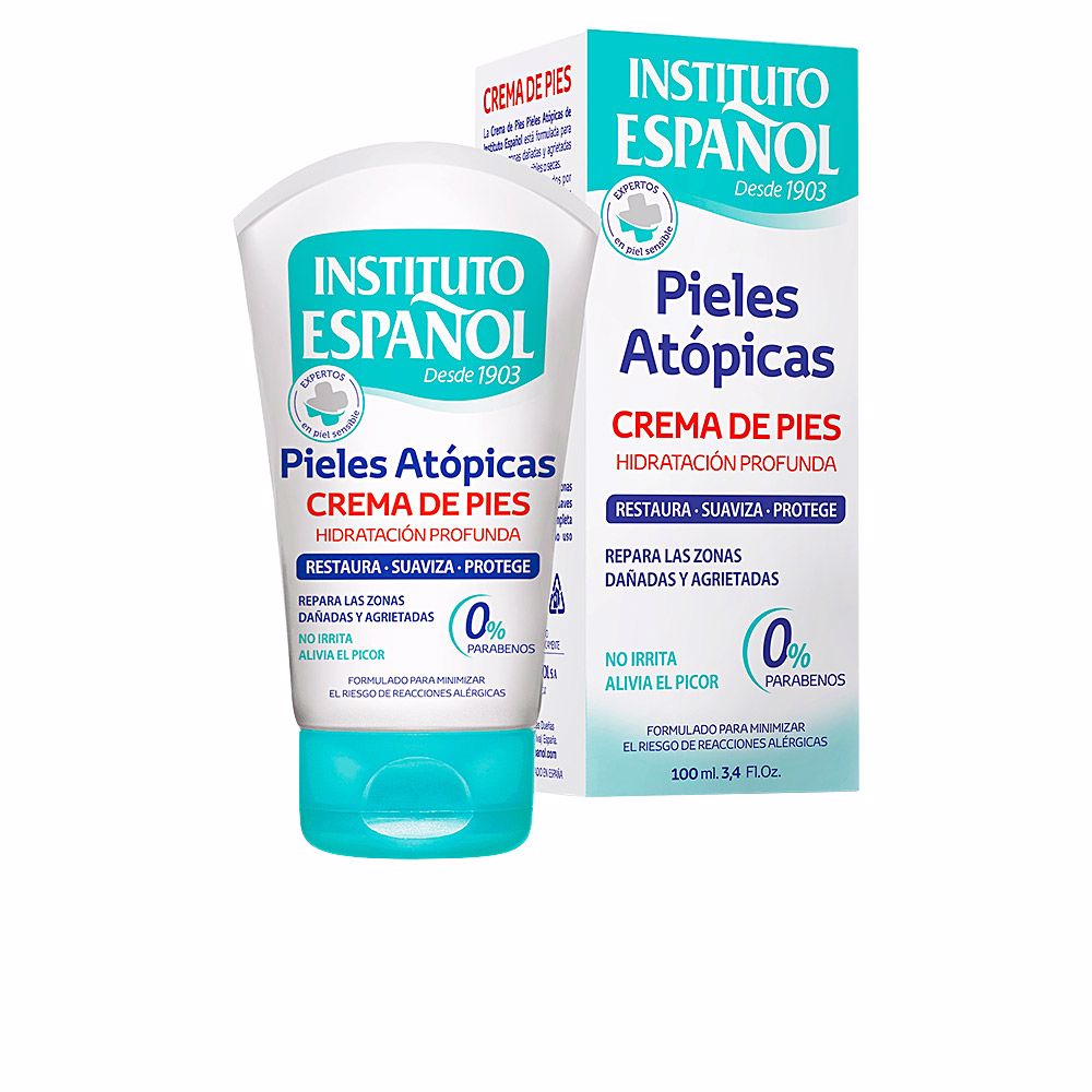 Instituto Español Atopic Skin Moisturizing And Repairing Foot Cream 100 Ml