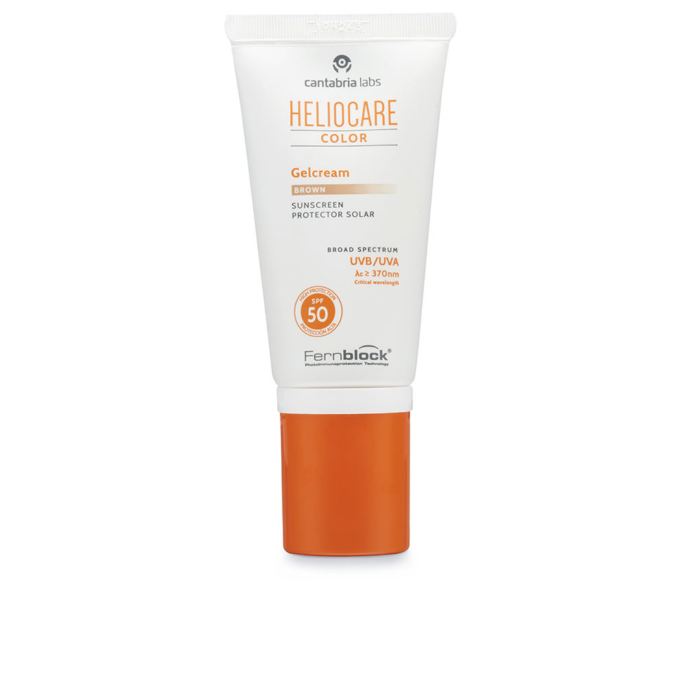 Heliocare Color Sunscreen With Cream Gel Color Spf50 #Brown 50 Ml