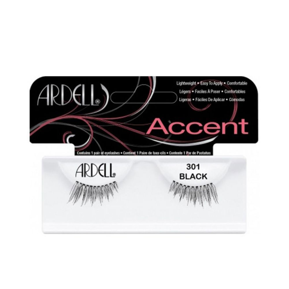 Ardell Accent Eyelashes #301 Black 1 U