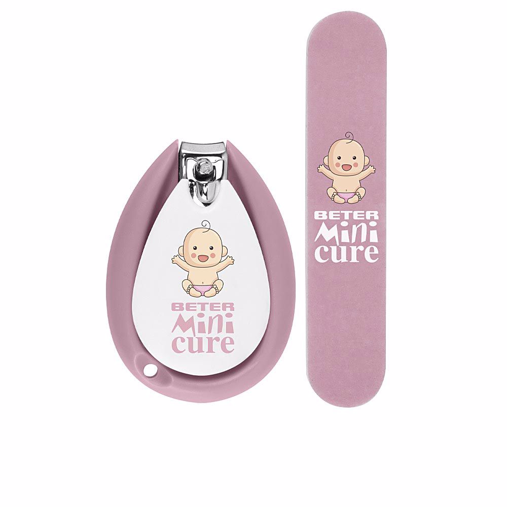 Beter Mini Cure Cuidado Uñas Bebés Rosa Set 2 Pz