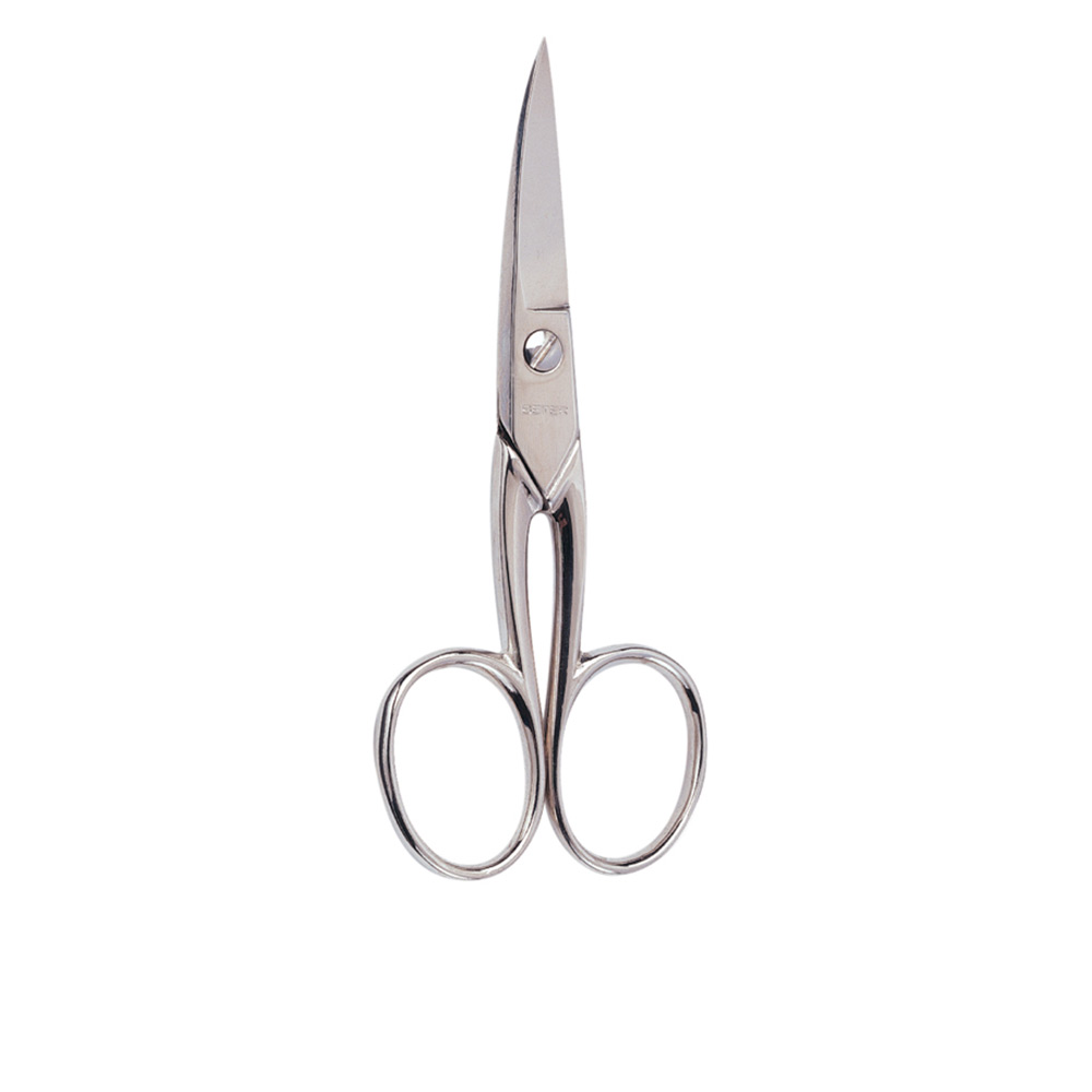 Beter Nickel-Plated Pedicure Scissors Curved Tip 1 Pcs