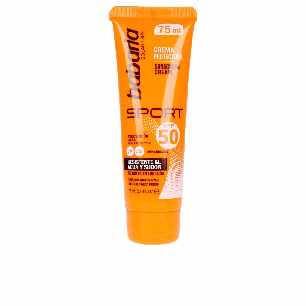 Babaria Solar Sport Waterproof Sun Cream Spf50 75 Ml
