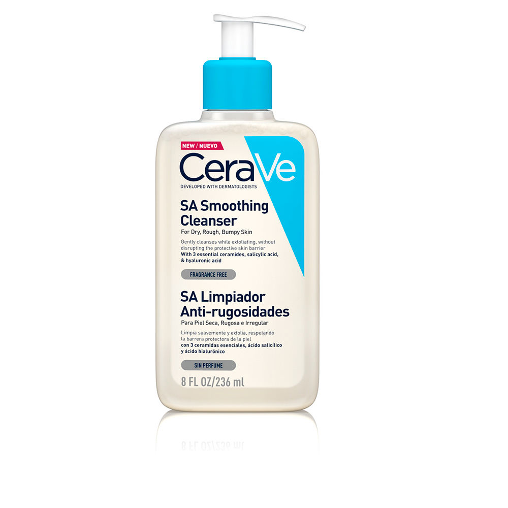 Cerave Sa Smoothing Cleanser For Dry, Rough, Bumpy Skin 236 Ml