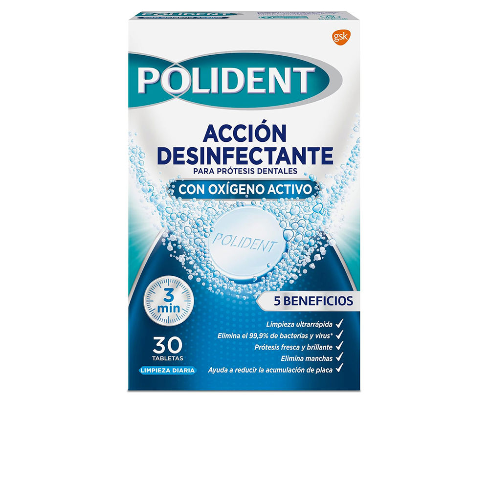 Polident Original Cleaning Tablets 30 Units