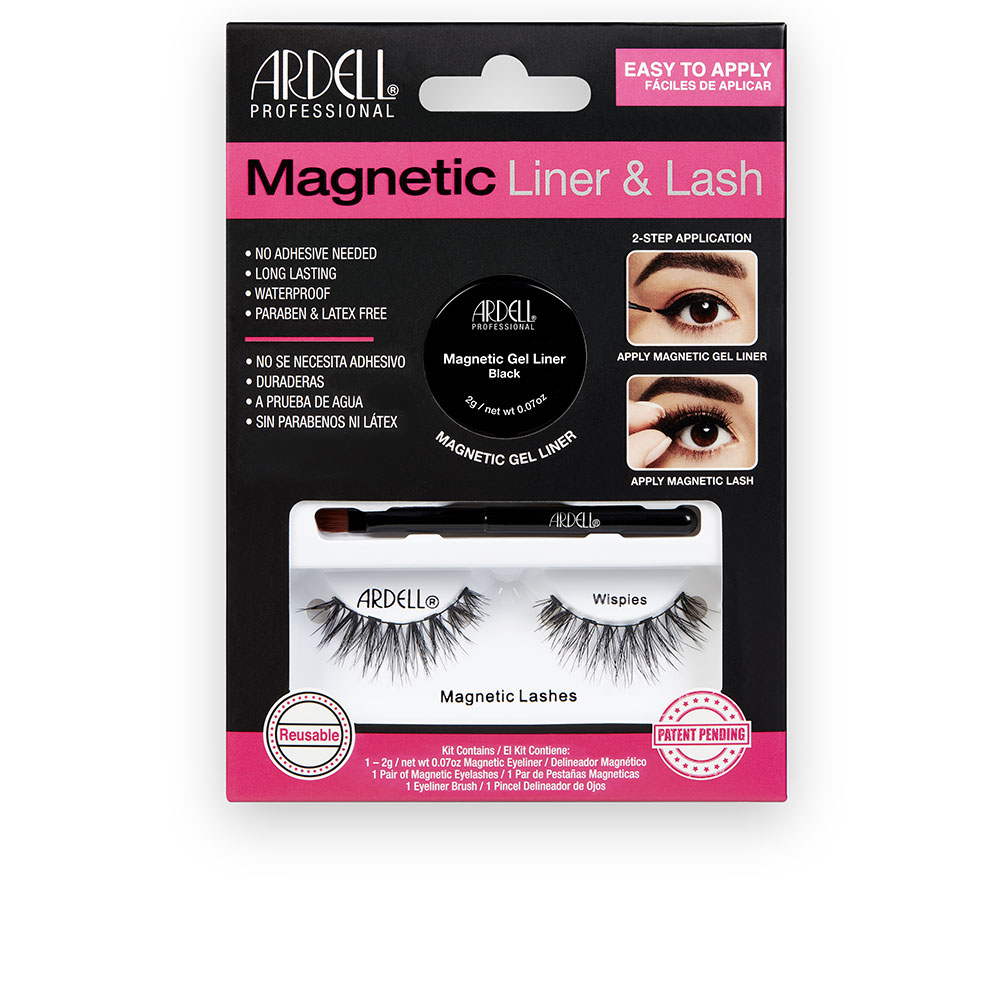 Ardell Magnetic Liner &Amp; Lash Wispies Eyelashes + Gel Liner 3 Units