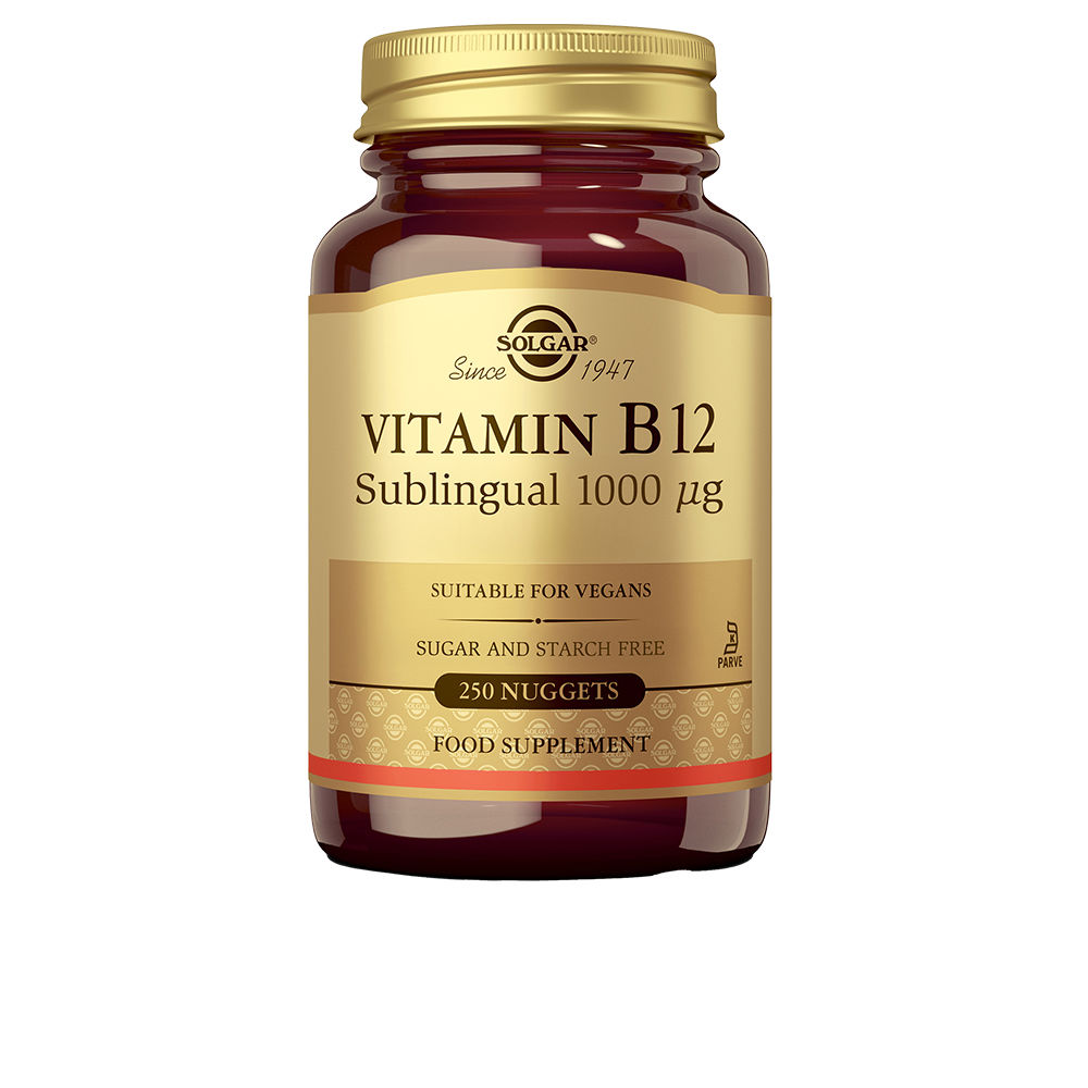 Solgar Vitamin B12 1000 Mcg. Cyanocobalamin Mastic Capsules 250 U