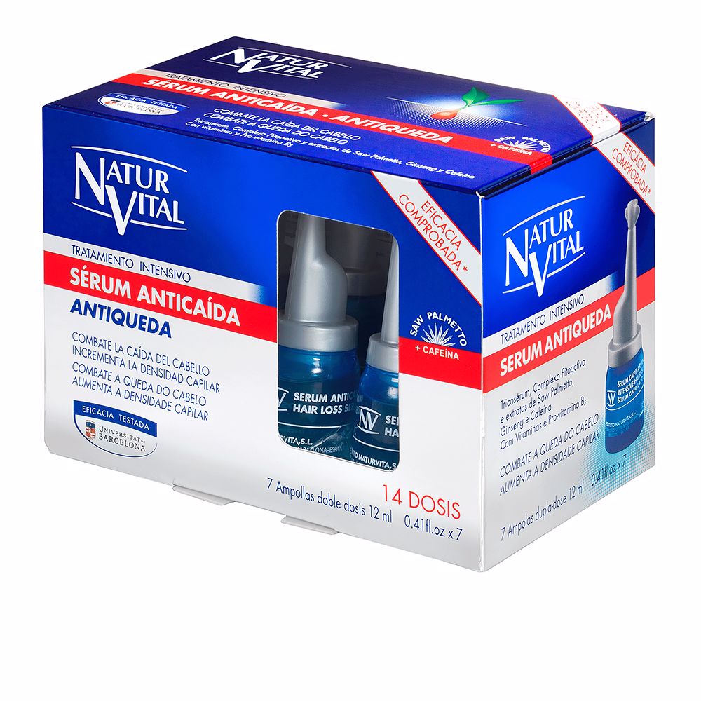 Natur Vital Anti-Hair Loss Serum Intensive Treatment 7 Ampoules X 12 Ml