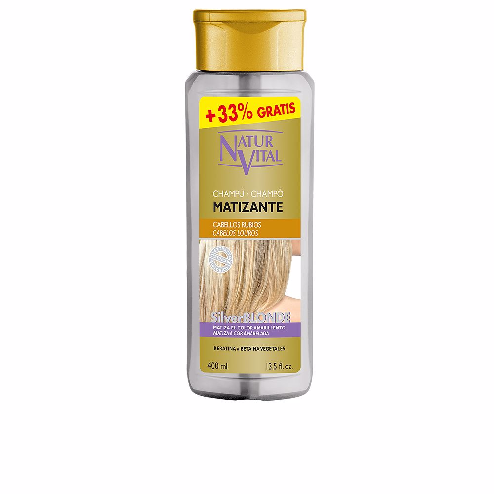 Natur Vital Silver Blonde Matizing Shampoo 400 Ml