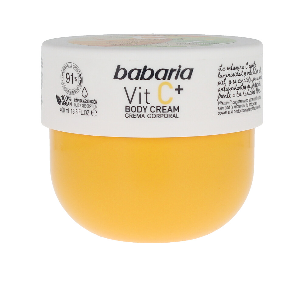 Babaria Vitamin C+ Body Cream 100% Vegan 400 Ml