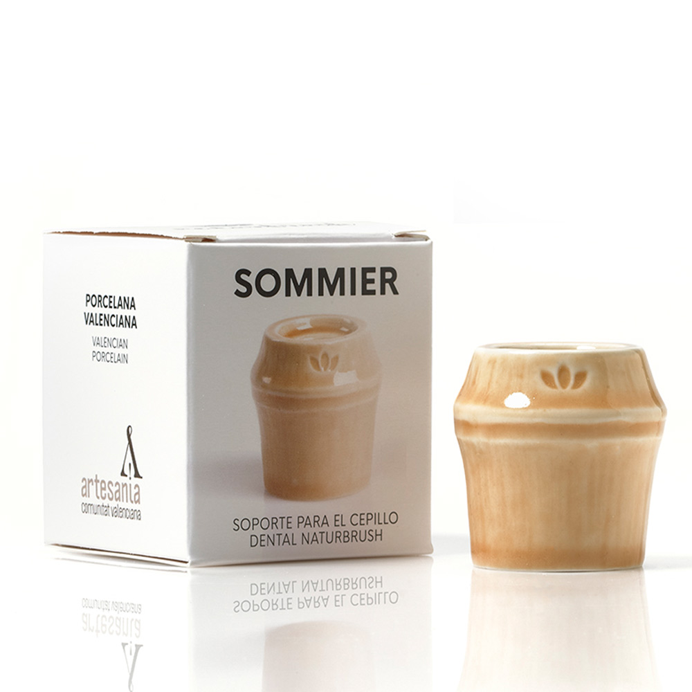 Naturbrush Sommier Soporte Para Cepillo Dental #Natural 1 Pz