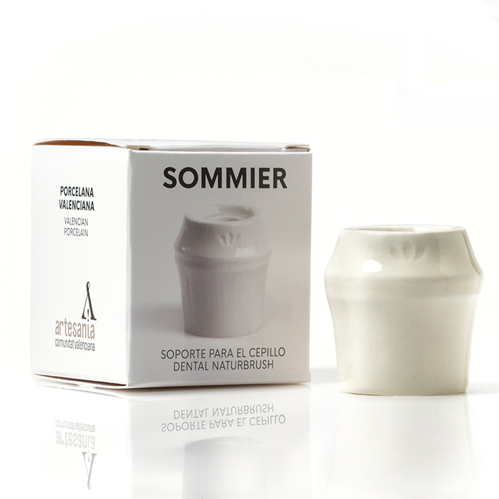 Naturbrush Sommier Soporte Para Cepillo Dental #Blanco 1 Pz