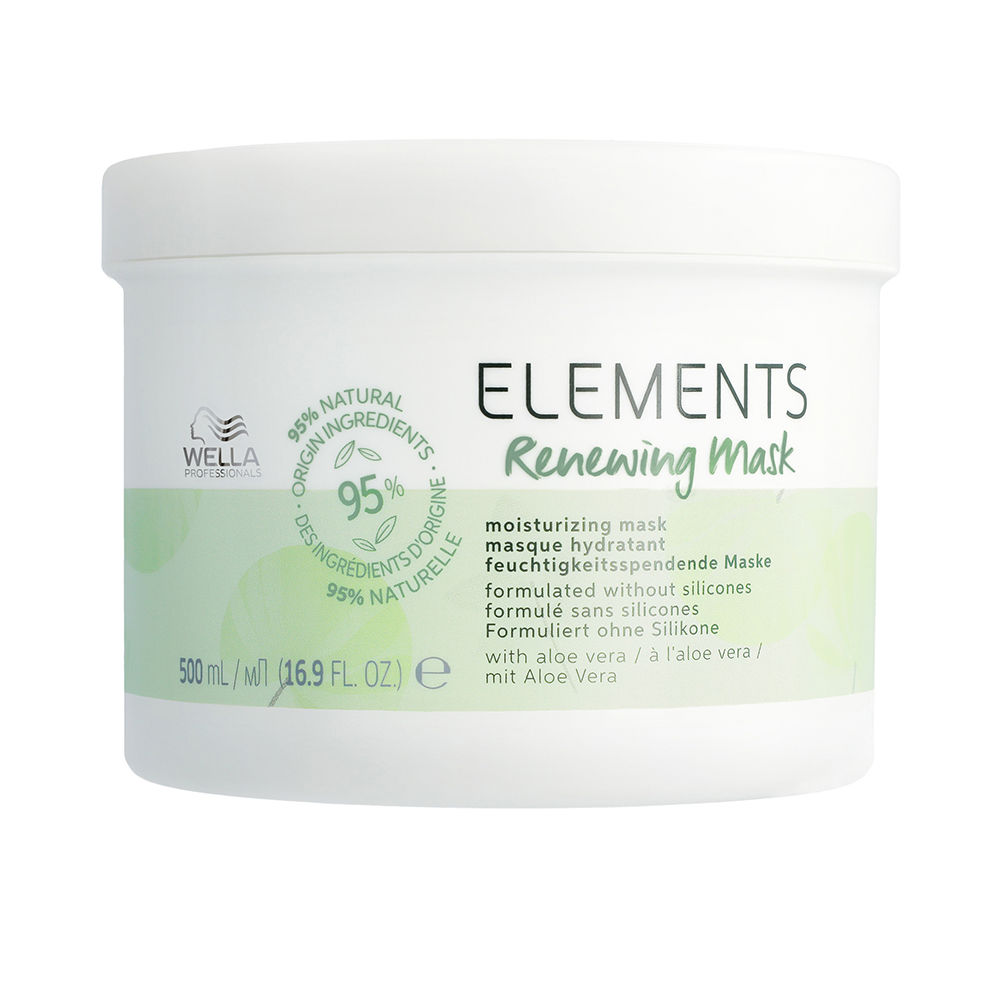 Wella Professionals Elements Renewing Moisturizing Mask Without Silicones All Hair Types 500 Ml