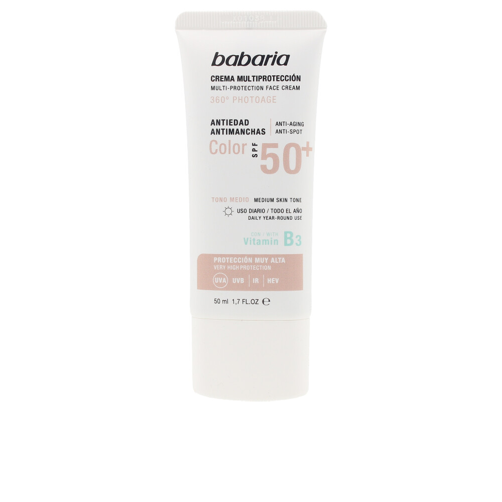 Babaria Solar Multiprotection Color Anti-Spot Cream Spf50+ 50 Ml