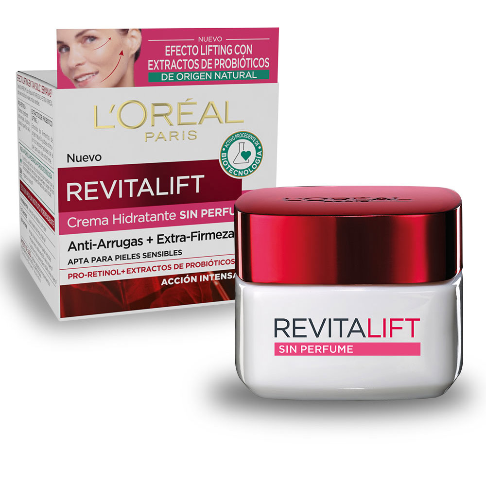 L'Oréal Paris Revitalift Sin Perfume Piel Sensible Antiarrugas Spf15 50 Ml