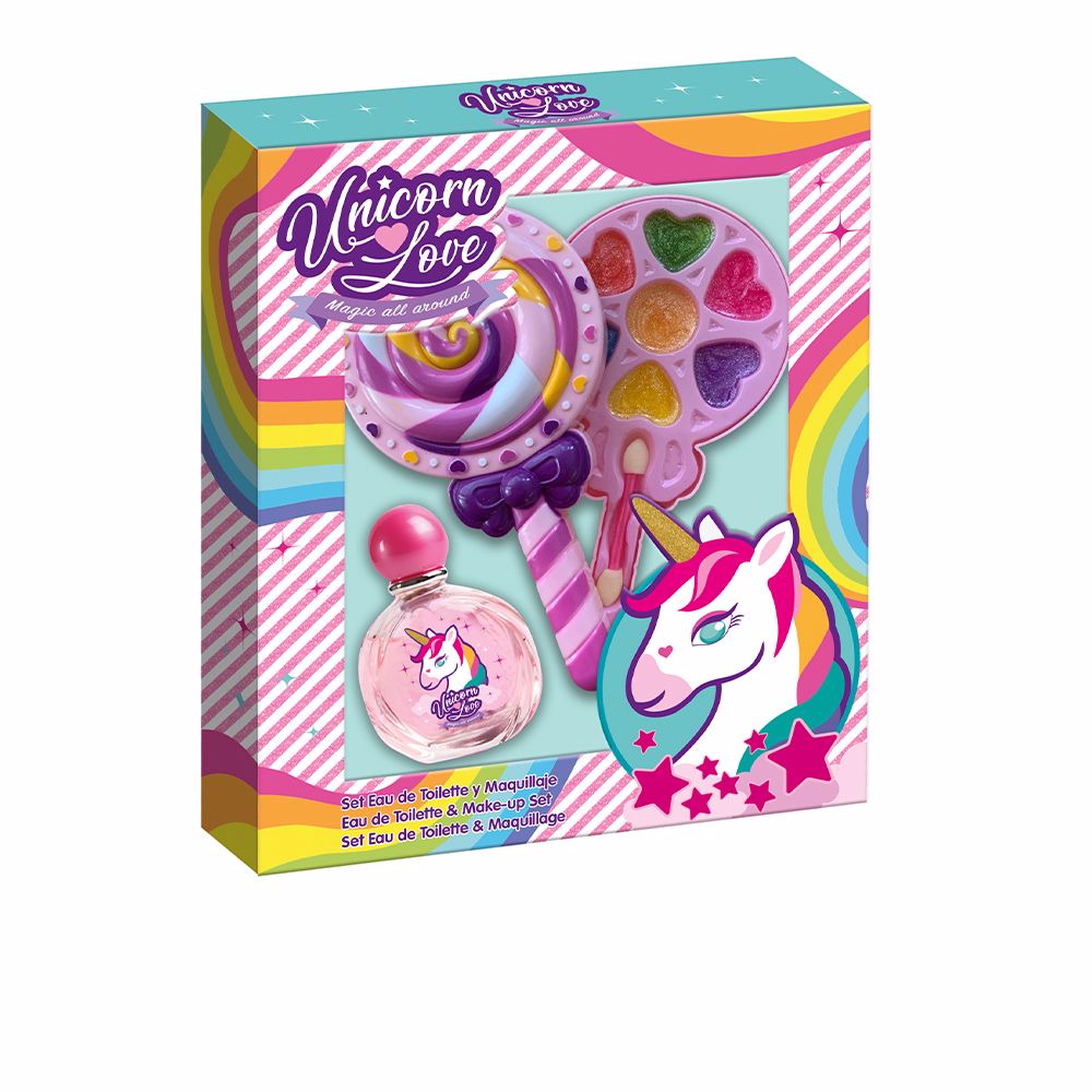 Cartoon Unicorn Love Piruleta Set 9 Pz