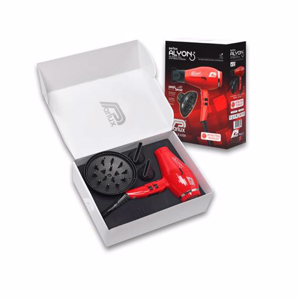 Parlux Alyon + Magicsense Set #Red 4 Units