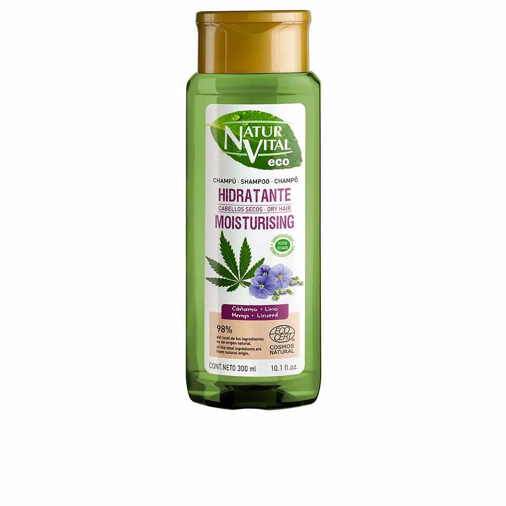 Natur Vital Eco Moisturizing Hemp And Flax Shampoo 300 Ml