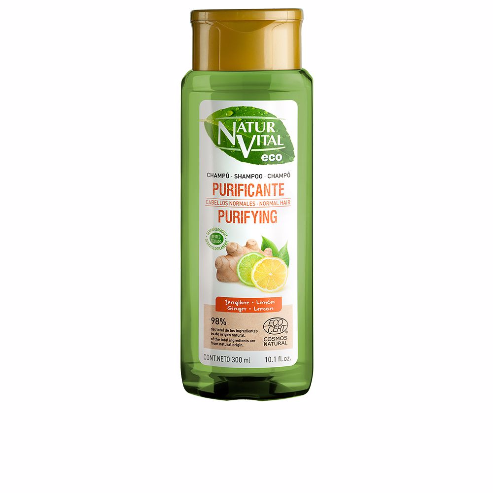 Natur Vital Eco Purifying Ginger And Lemon Shampoo 300 Ml