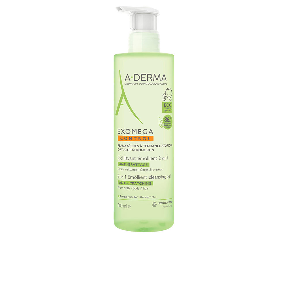 A-Derma Exomega Control 2in1 Emollient Gel 500 Ml