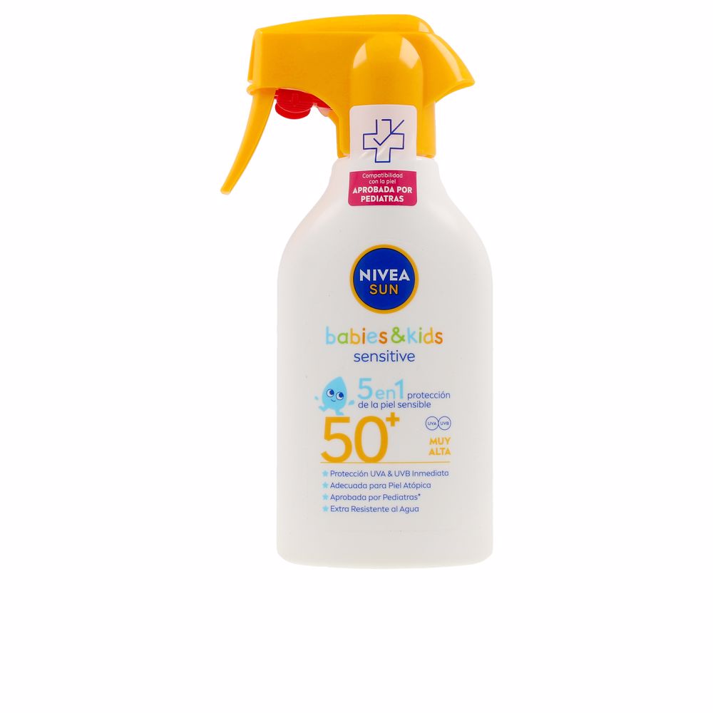 Nivea Sun Babies&Amp;Kids Sensitive Spf50+ Spray Gun 270 Ml