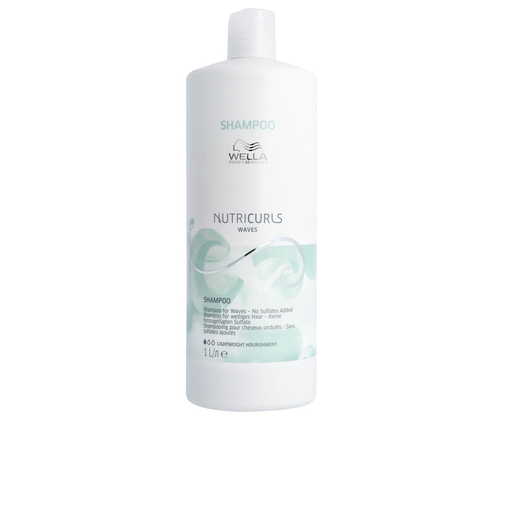 Wella Professionals Nutricurls Hair Shampoo With Curls And Waves 1000 Ml