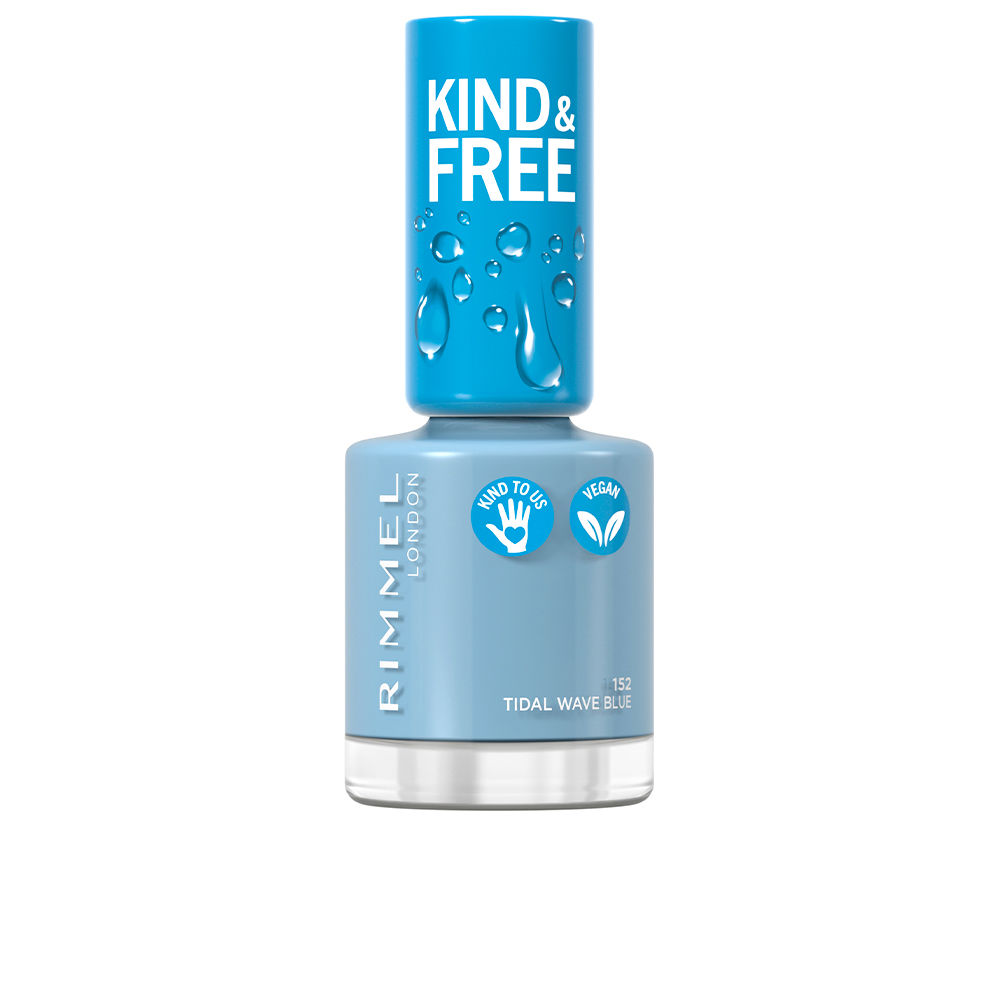 Rimmel London Kind & Free Nail Polish #152-Tidal Wave Blue