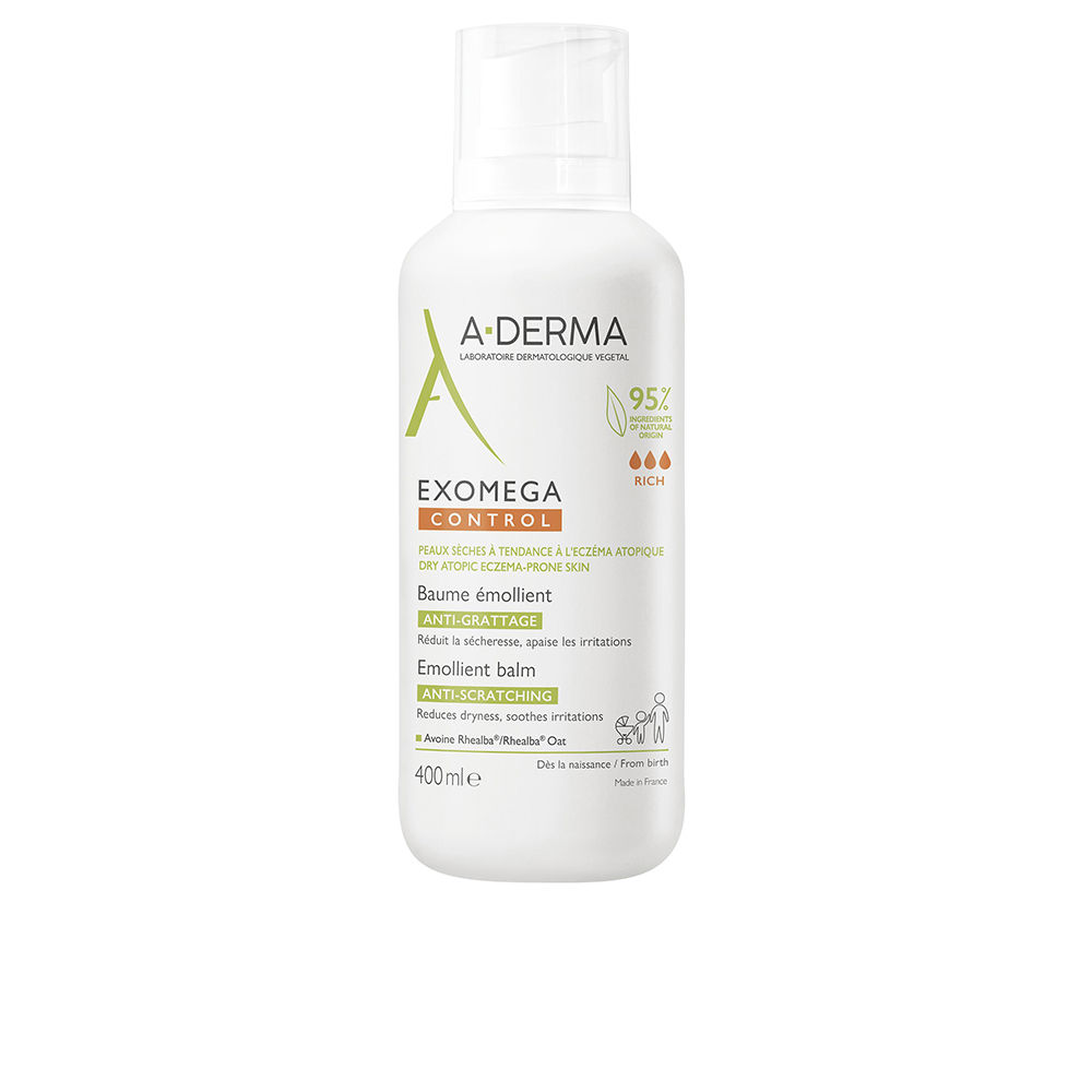 A-Derma Exomega Control Emollient Balm For Atopic Skin 400 Ml