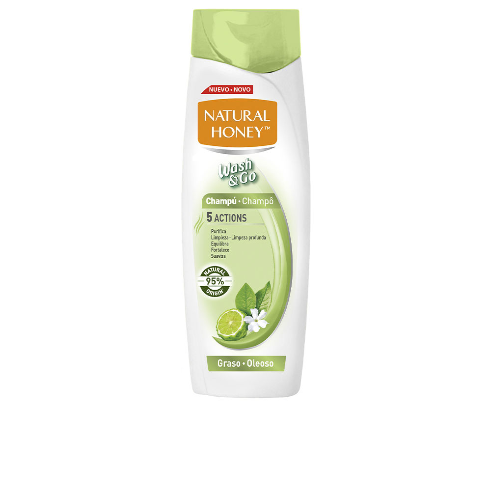 Natural Honey Wash &Amp; Go Oily Shampoo 400 Ml