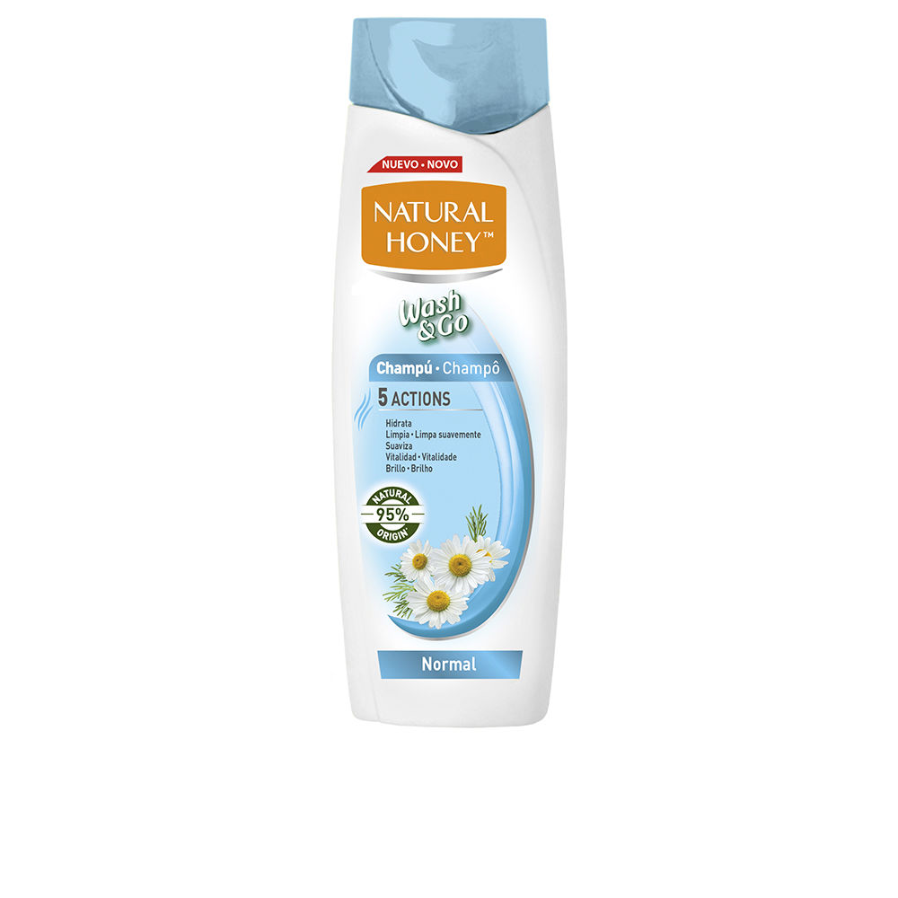 Natural Honey Wash &Amp; Go Regular Shampoo 400 Ml