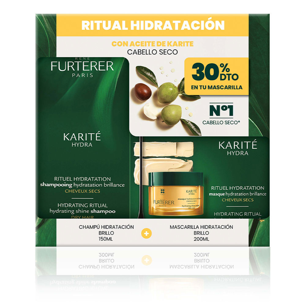 Rene Furterer Shea Hydra Moisturizing Shampoo + Mask Case 2 Pcs
