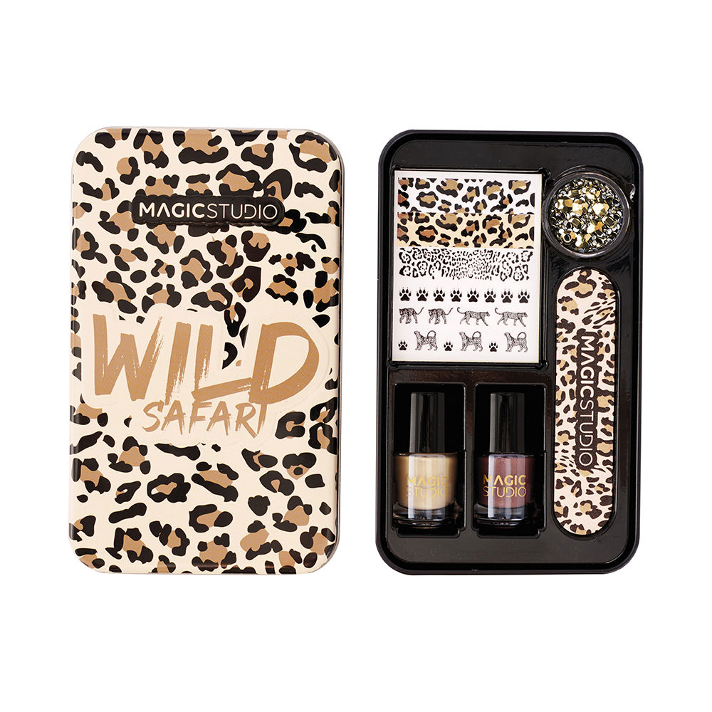 Magic Studio Wild Safari Savage Nail Art Set 6 Pz