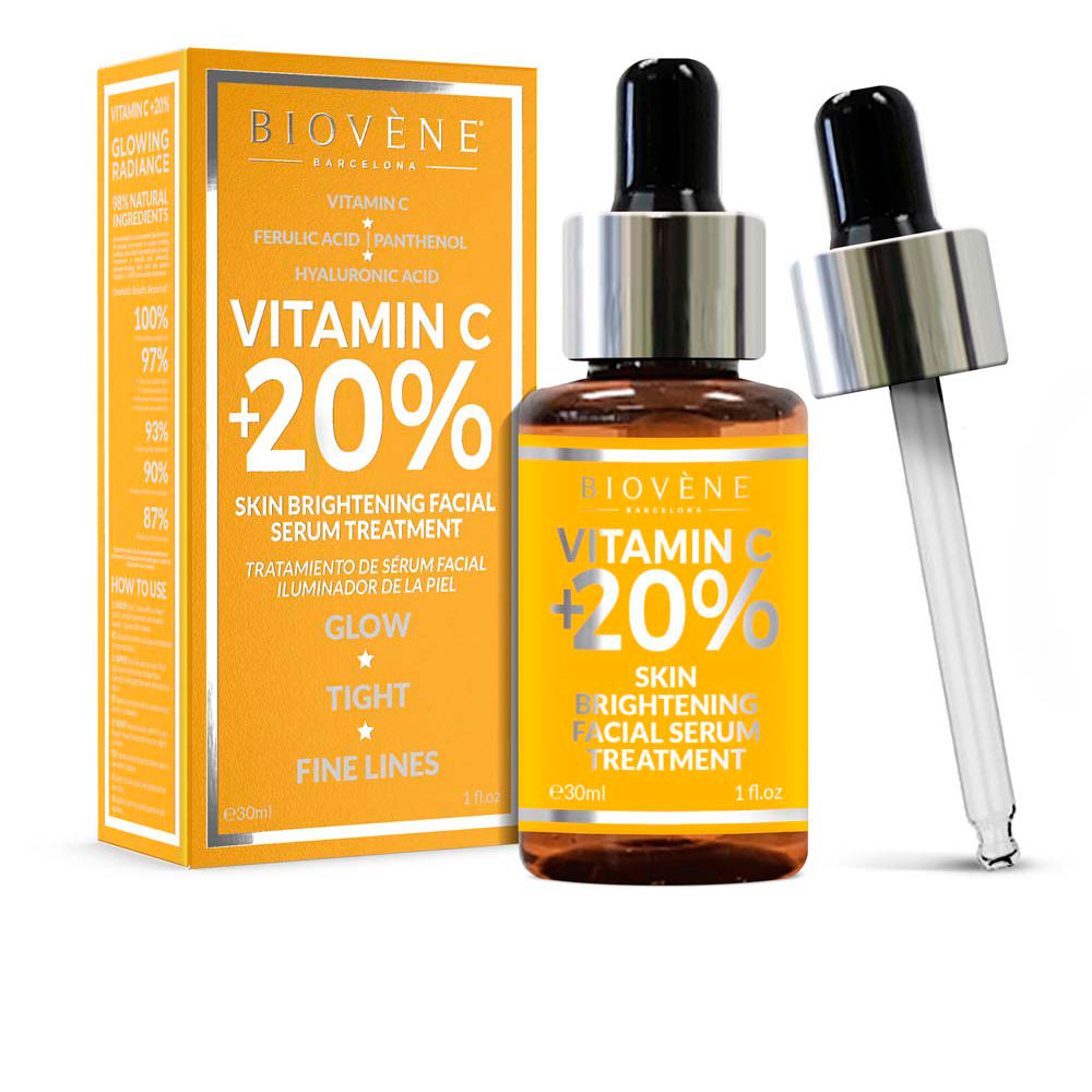 Biovène Vitamin C +20% Skin Brightening Facial Serum Treatment 30 Ml
