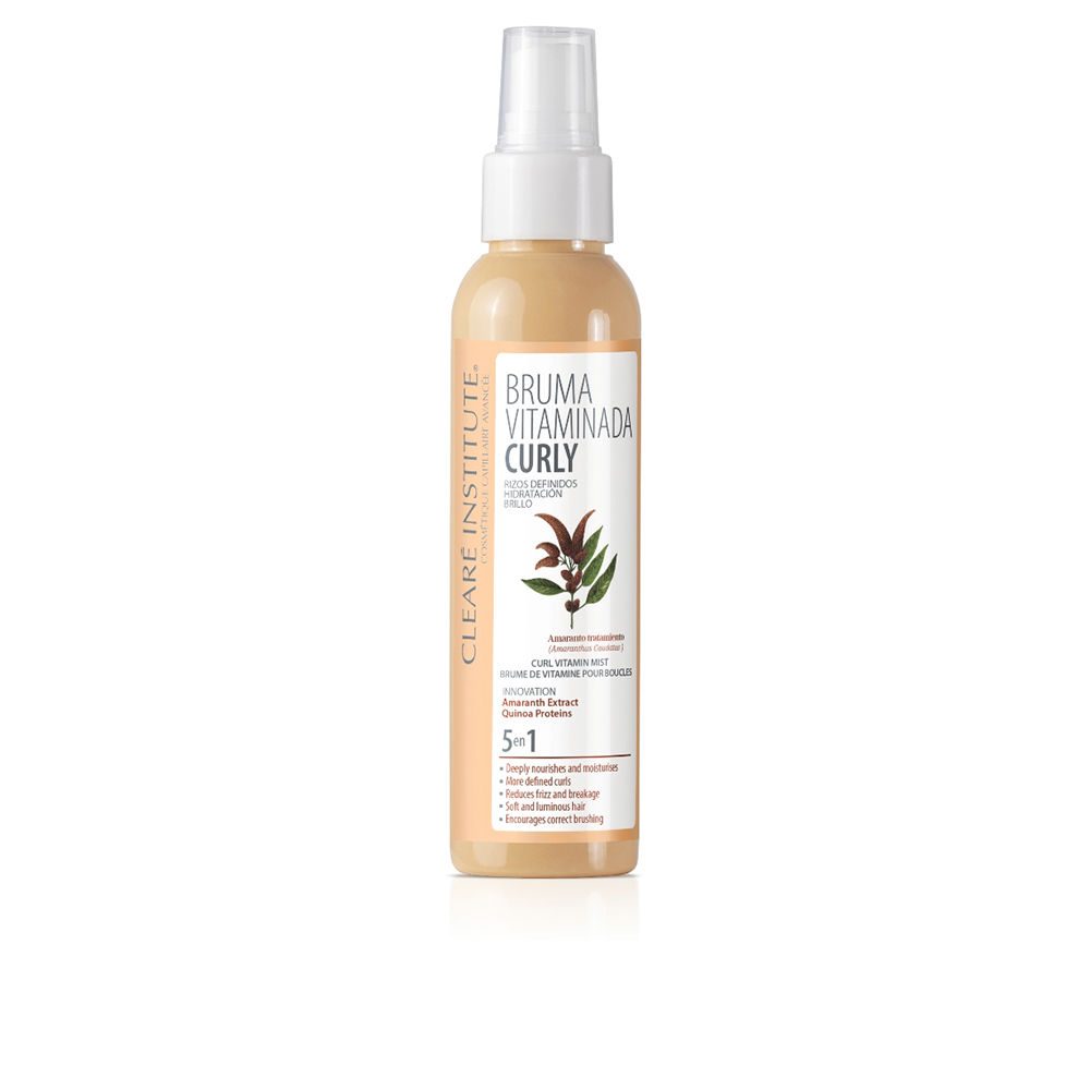 Clearé Institute Curly Vitamin Mist Defined Curls Hydration Shine 125 Ml