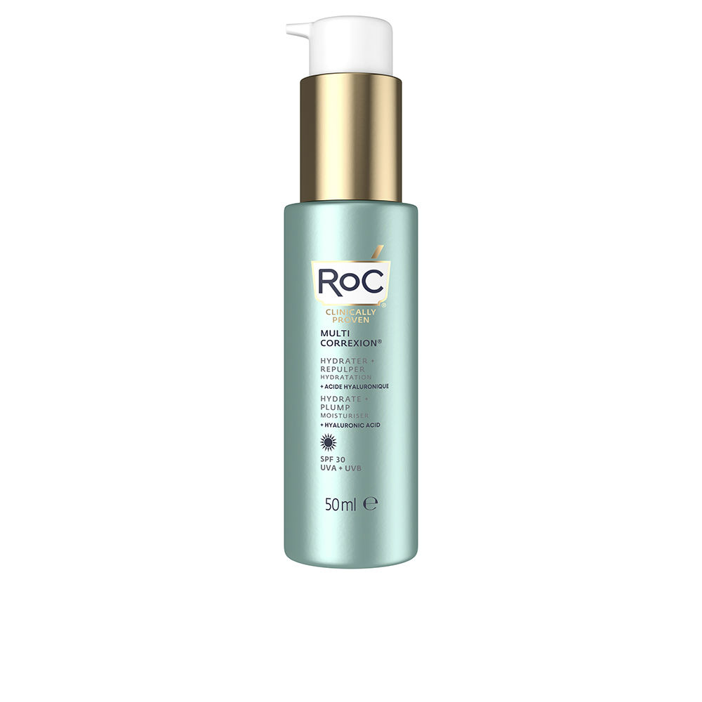 Roc Hydrate + Plump Crema Hidratante Con Ácido Hialurónico Spf30 50 Ml
