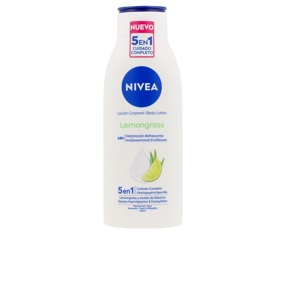 Nivea Lemongrass Body Lotion 5 In 1 400 Ml