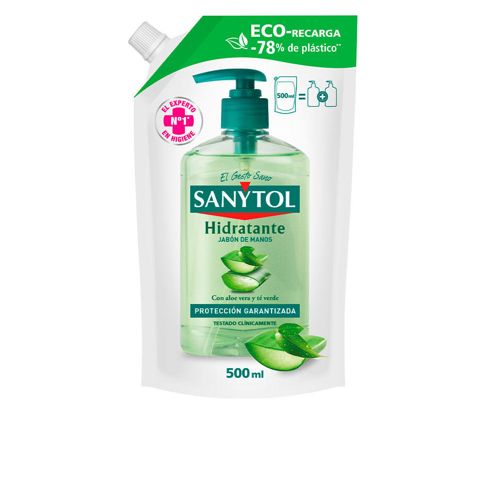 Sanytol Antibacterial Moisturizing Hand Soap Refill Eco Pack 500 Ml