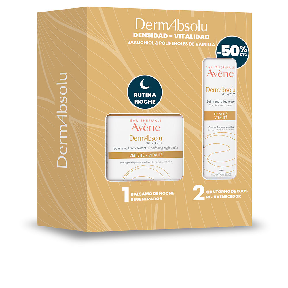 Avène Dermabsolu Bálsamo Noche Densidad + Ojos Lote 2 Pz