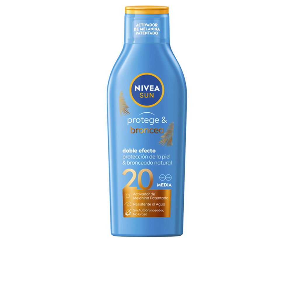 Nivea Sun Protection &Amp; Tanning Milk Spf20 200 Ml