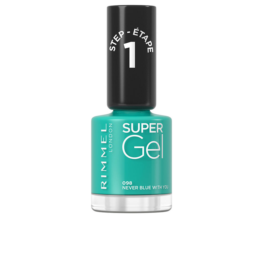 Rimmel London Super Gel Nail Polish #98-Never Blue With You 12 Ml