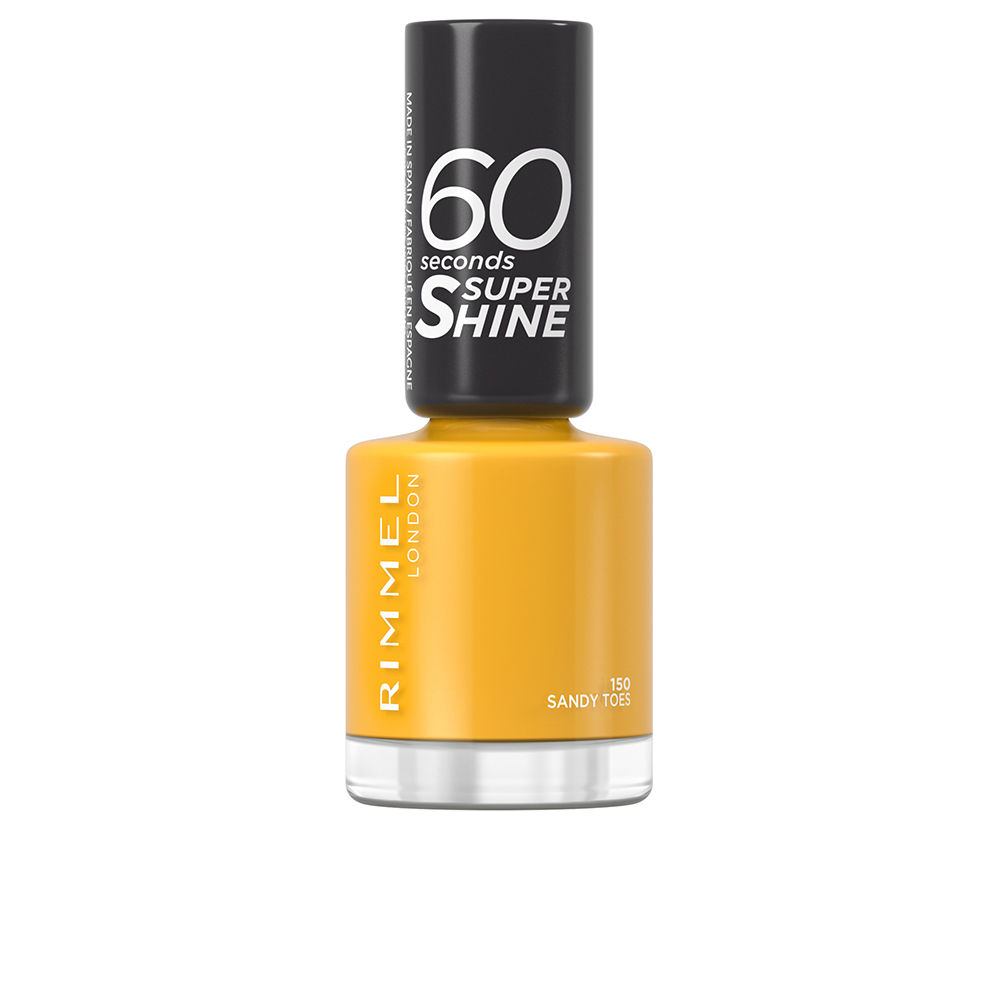 Rimmel London 60 Seconds Super Shine Nail Polish #150-Sandy Toes 8 Ml