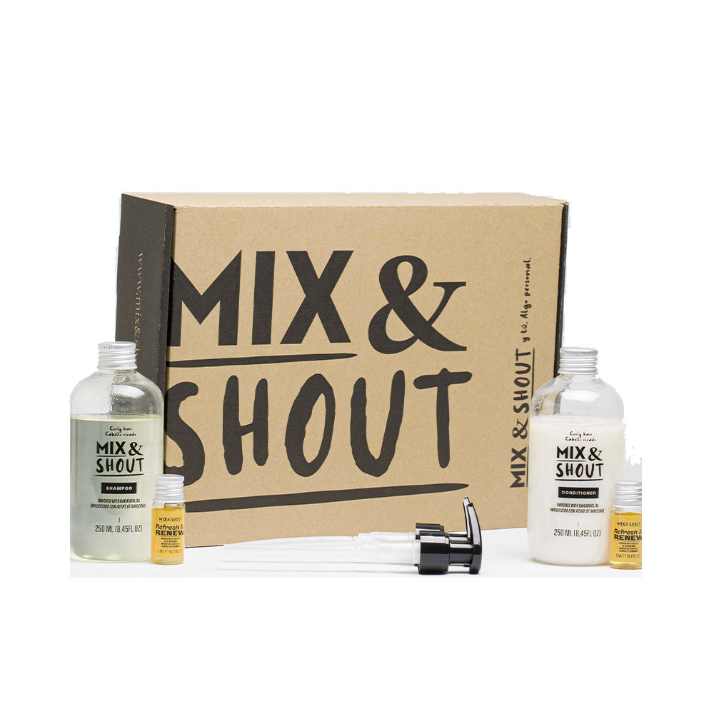 Mix & Shout Curly Repair Routine Lot 4 Pz