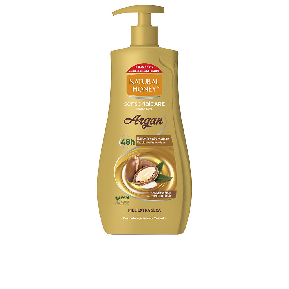 Natural Honey Argan Elixir Body Lotion Dispenser 600 Ml