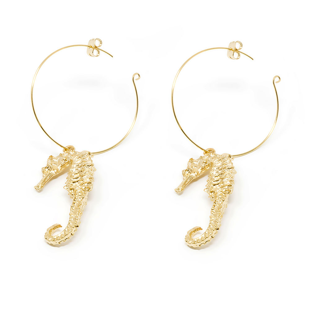 Shabama Blava Earrings #Shiny Gold 1 U