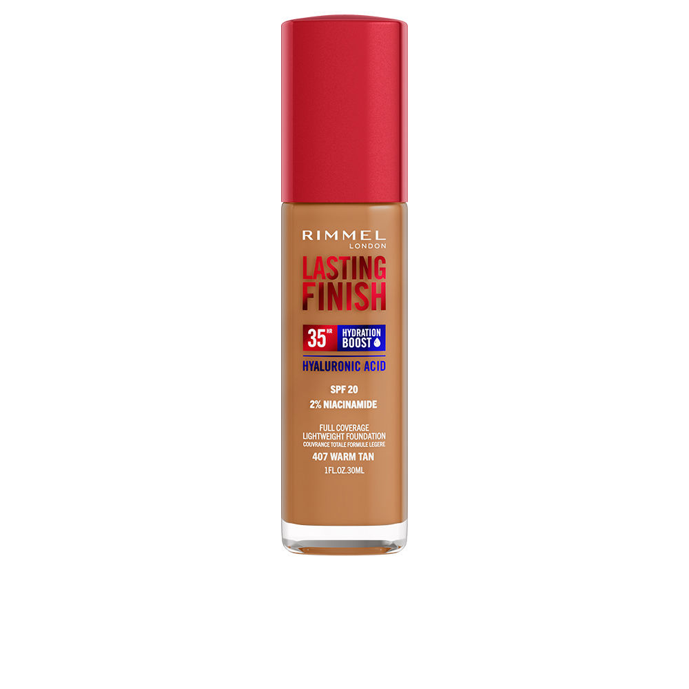 Rimmel London Lasting Finish Hydration Boost Spf20 #407-Warm Tan 30 Ml