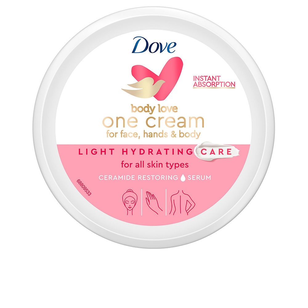 Dove Light Hydrating Cream Face, Body And Hands 250 Ml