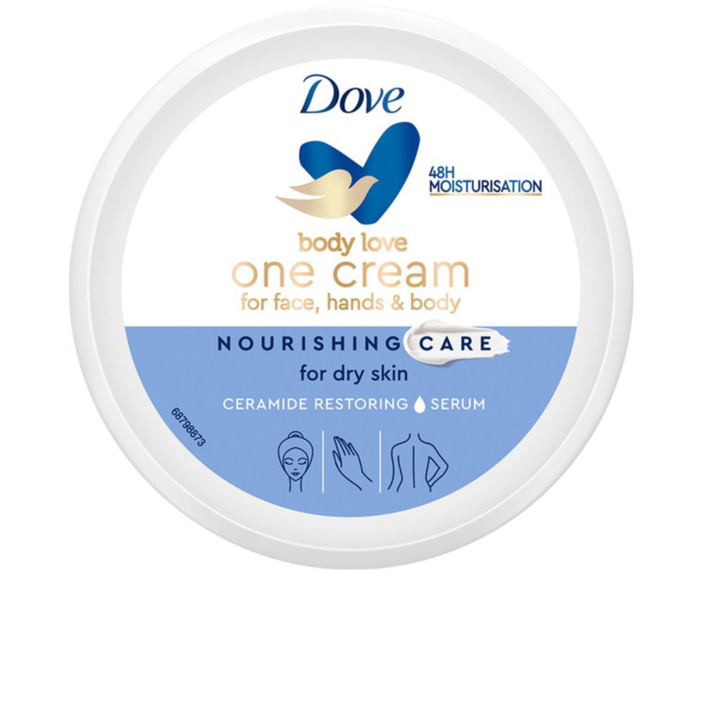 Dove Nourishing Cream Face Body And Hands Dry Skin 250 Ml