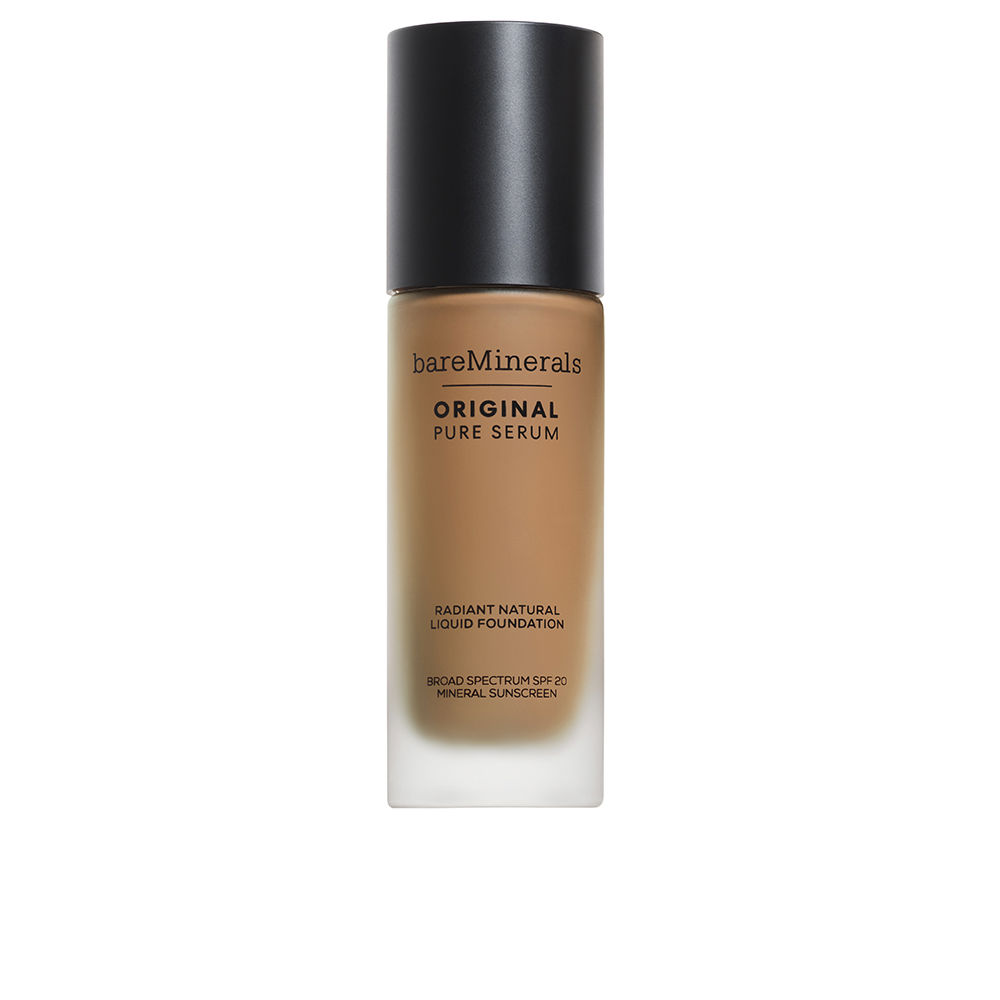 Bare Minerals Original Pure Serum Liquid Foundation #Medium Deep Warm 4 30 Ml